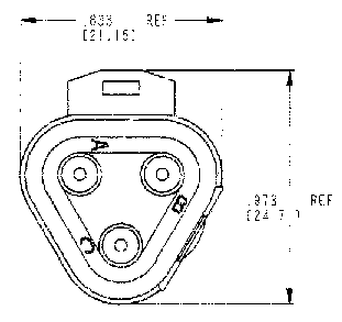 Deutch 3-pin CAN connector