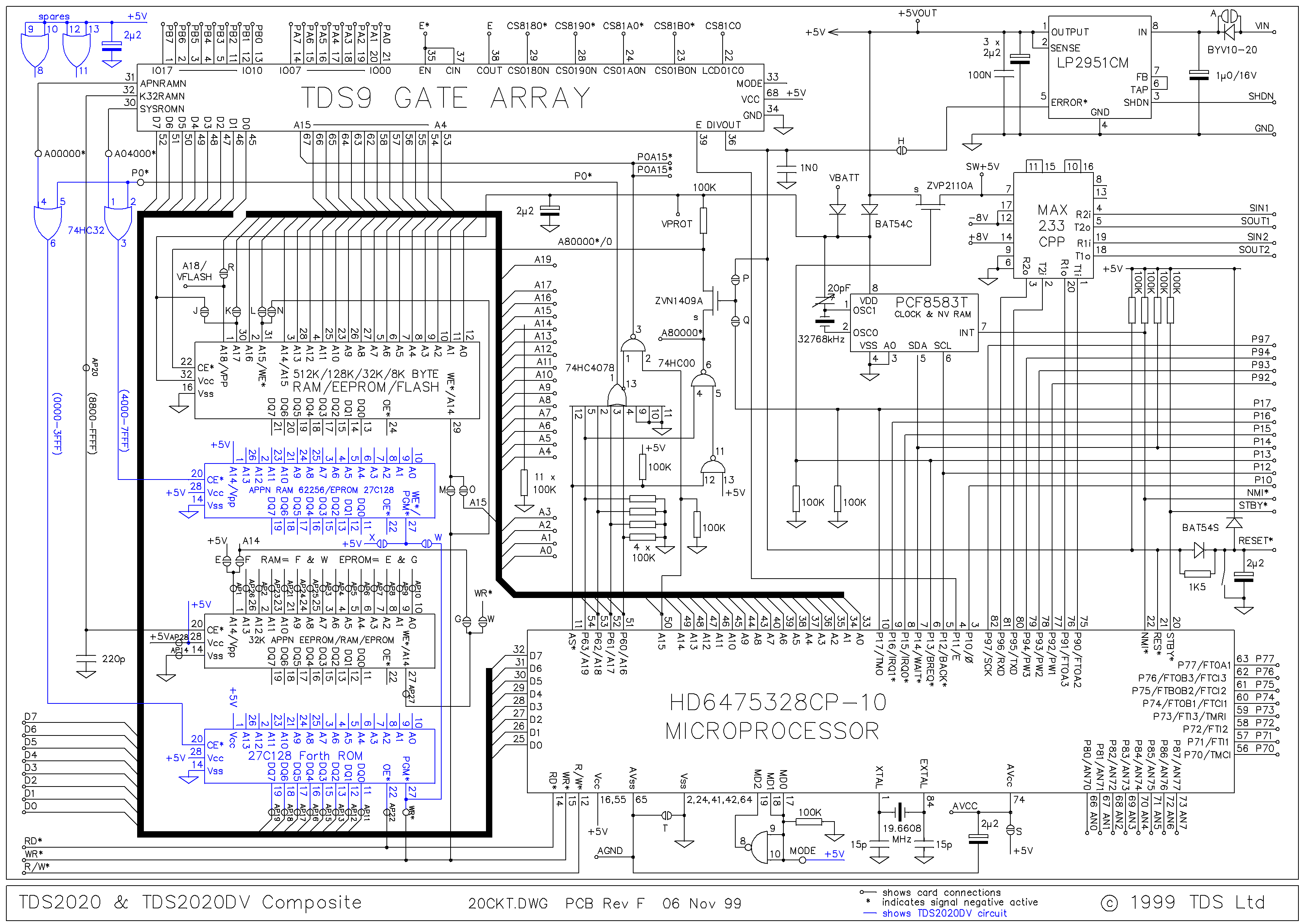 TDS2020F circuit diagram