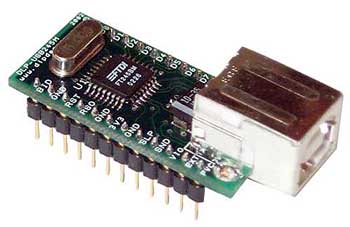 DLP-USB245M parallel to USB interface module