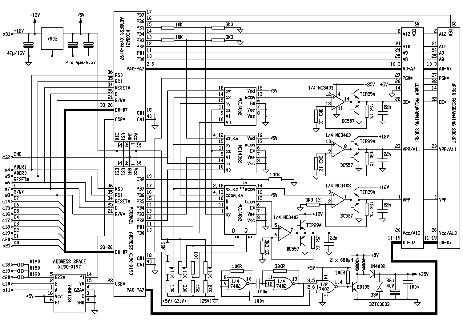 TDS961 circuit diagram